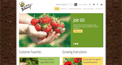 Desktop Screenshot of buzzyseeds.com